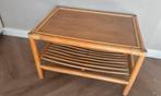 Rotan tafeltje bamboe bijzettafel salontafel, Ophalen of Verzenden, Zo goed als nieuw