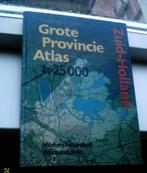 Grote Provincie Atlas Zuid-Holland., Overige atlassen, Ophalen of Verzenden, Zo goed als nieuw, 1800 tot 2000