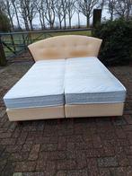 Boxspring / bedden van het merk Pullman, Huis en Inrichting, Slaapkamer | Boxsprings, Gebruikt, Bruin, 210 cm, Tweepersoons
