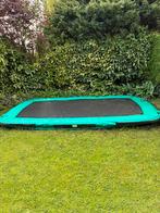 Trampoline inground Exit 244x427, Ophalen of Verzenden, Gebruikt