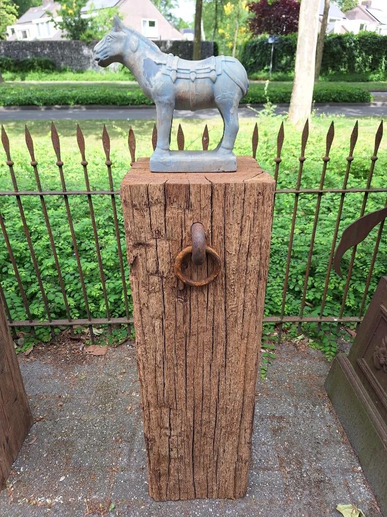 grote keuze meerpalen en zuilen van oud hout, Ophalen, Zo goed als nieuw