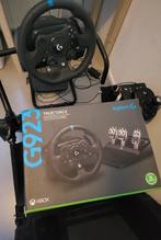 Logitech g923 XBOX/PC + Racing stoel, Spelcomputers en Games, Spelcomputers | Xbox | Accessoires, Ophalen, Zo goed als nieuw, Stuurtje of Sportattribuut
