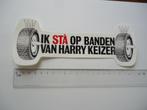 sticker oud Harry Keizer autobanden garage strip texel hoorn, Verzenden, Zo goed als nieuw, Bedrijf of Vereniging