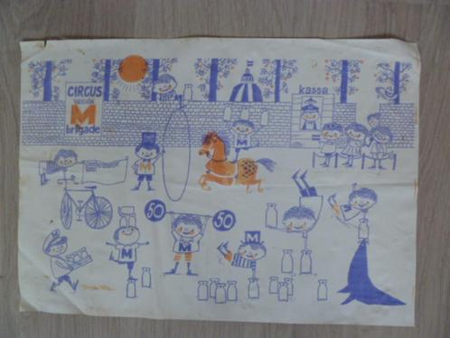 Joris Driepinter: placemat. Vintage. Voor verzamelaar?, Verzamelen, Merken en Reclamevoorwerpen, Gebruikt, Gebruiksvoorwerp, Ophalen of Verzenden
