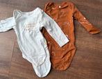 2 Newborn rompers maat 50/56, Kinderen en Baby's, Babykleding | Maat 50, Ophalen of Verzenden, Zo goed als nieuw, Jongetje of Meisje