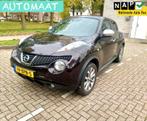 AUTOMAAT|4x4|190pk Nissan Juke 1.6 Dig-T |LEDER|LMV|NAVI, Auto's, Euro 5, 1618 cc, 74 €/maand, Zwart