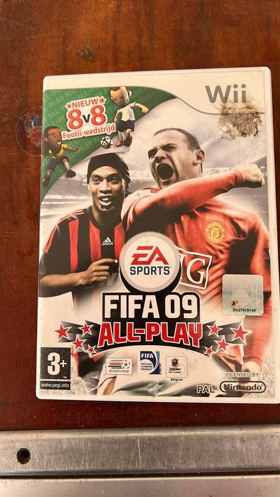 FIFA 09, Nintendo Wii, Spelcomputers en Games, Games | Nintendo Wii, Zo goed als nieuw, Sport, 3 spelers of meer, Vanaf 3 jaar