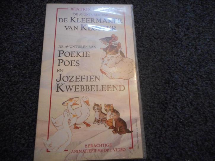 DE AVONTUREN VAN POEKIE POES & JOZEFIEN KWEBBELEEND Op VIDEO, Cd's en Dvd's, VHS | Film, Zo goed als nieuw, Actie en Avontuur