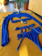 Sexy setje met open borst, Kleding | Dames, Ondergoed en Lingerie, Pol von Berlin, Verzenden, Blauw, Overige typen