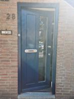 Voordeur met dubbelglas, Doe-het-zelf en Verbouw, Deuren en Horren, Ophalen, Gebruikt, 80 tot 100 cm, 200 tot 215 cm