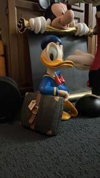 Disney Donald duck met koffer, Verzamelen, Ophalen, Donald Duck, Zo goed als nieuw, Beeldje of Figuurtje
