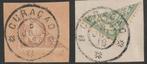 adv. 09 - fraai gestempeld Nederland Curaçao - NVPH 71-72, Postzegels en Munten, Postzegels | Nederland, Ophalen of Verzenden