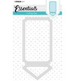 Snijmallen -  Studio Light -  Cardshape Ticket  nr.397, Verzenden, Nieuw, Overige thema's, Pons of Mal