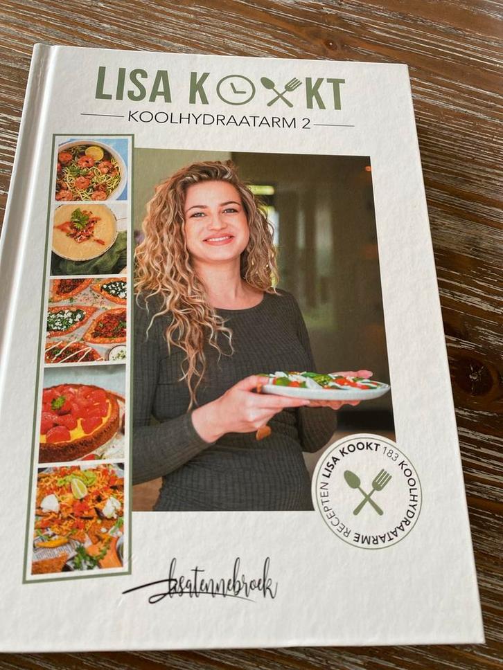 Lisa Kookt - Koolhydraatarm 2, Boeken, Kookboeken, Zo goed als nieuw, Voorgerechten en Soepen, Overige gebieden, Gezond koken