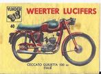 Lu9 lucifermerk motor ceccato guilietta 100 cc italië, Ophalen of Verzenden, Gebruikt, Luciferdoosjes of -merken