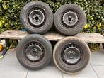 Winterbanden op stalen velgen 5x114.3 oa renault, Auto-onderdelen, Ophalen, Gebruikt, 15 inch, Banden en Velgen