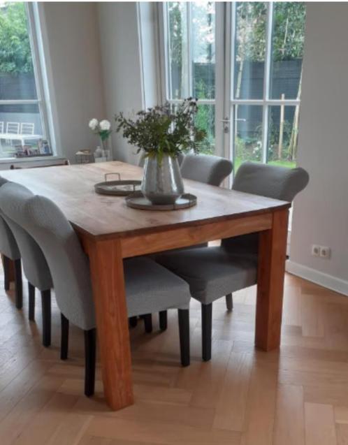 inrichting woonkamer eettafel, salontafel, TVmeubel TEAKHOUT, Huis en Inrichting, Complete inboedels, Ophalen