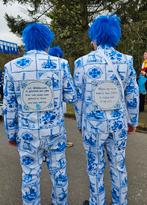 Loopgroep carnaval Delftsblauwe kleding, Kleding | Heren, Carnavalskleding en Feestkleding, Ophalen, Zo goed als nieuw
