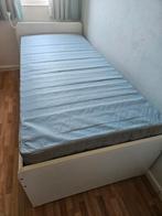 Bedframe 90x200, incl lattenrolbodem, Ophalen, Gebruikt, 90 cm, Eenpersoons