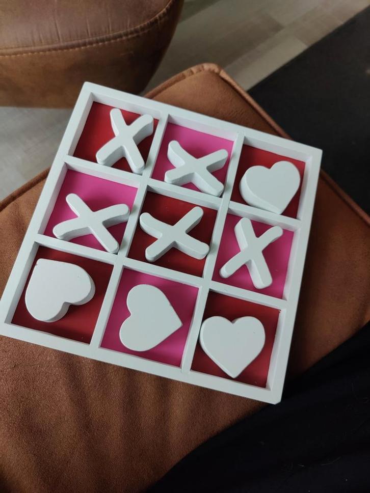 Boter, kaas en eieren liefdesspel, Hobby en Vrije tijd, Gezelschapsspellen | Bordspellen, Nieuw, Een of twee spelers, Reisspel