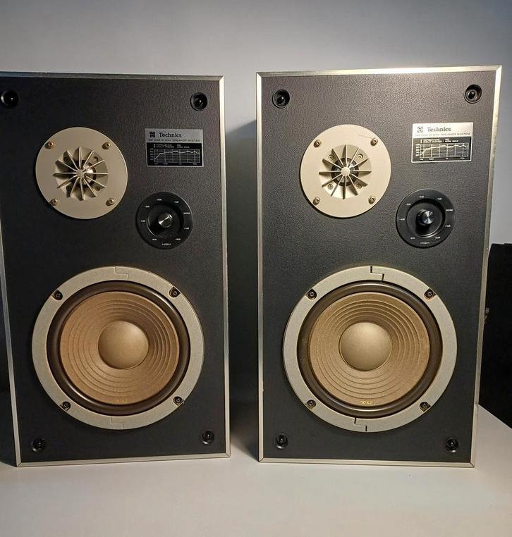 goede Technics SB-202 luidsprekers, Audio, Tv en Foto, Luidsprekers, Gebruikt, Front, Rear of Stereo speakers, Minder dan 60 watt