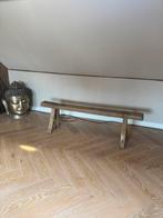 Oud robuust balken bankje 130x40x12cm nieuw!, Ophalen, Zo goed als nieuw, 25 tot 50 cm, Rechthoekig