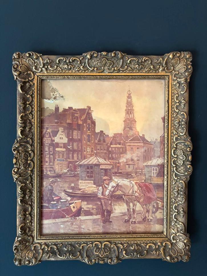 Frans Langeveld ( print), Antiek en Kunst, Kunst | Tekeningen en Foto's, Ophalen