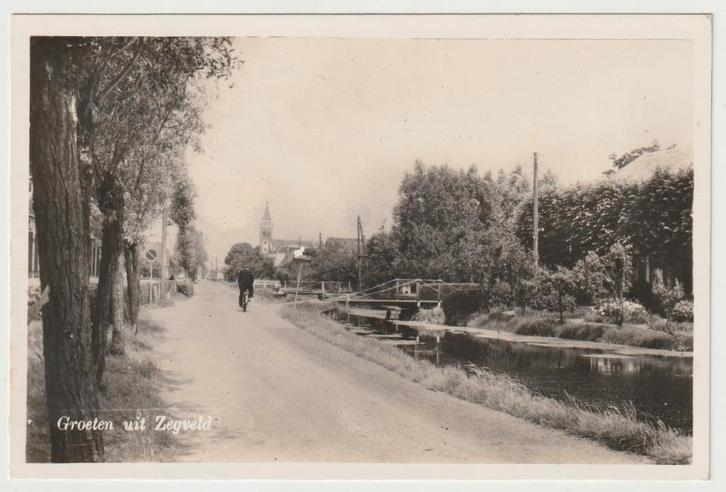 Groeten uit Zegveld 1956, Verzamelen, Ansichtkaarten | Nederland, Gelopen, Utrecht, 1940 tot 1960, Ophalen of Verzenden
