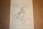 Antieke kaart - Nederland in 1560 - Witkamp - 1878, Gelezen, Ophalen of Verzenden, Landkaart, 1800 tot 2000
