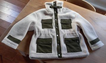 Teddy jas K.zell fur paris maat L Offwhite  beschikbaar voor biedingen