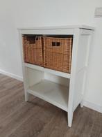 lage wandkast met 2 rieten manden (Landelijk/Cottage), Huis en Inrichting, Ophalen, Minder dan 50 cm, Gebruikt, Landelijk / Cottage