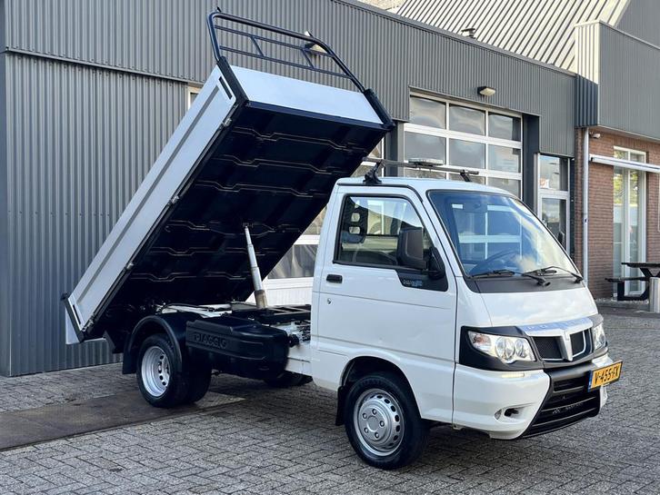 Piaggio Porter 1.3 Kipper CNG en Benzine met Radio 2-persoon, Auto's, Bestelauto's, Bedrijf, Te koop, ABS, Alarm, Radio, Startonderbreker
