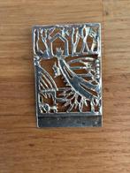 Zilveren broche/hanger Jeroen Krabbé, Ophalen of Verzenden, Zilver