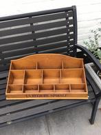 Houten bak met vakken, Antiek en Kunst, Curiosa en Brocante, Ophalen