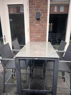 Bartafel met 4 barstoelen Life outdoor Living, Tuin en Terras, Ophalen, Zo goed als nieuw