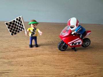 Playmobil 4780 Motorracer met vlaggenzwaaier beschikbaar voor biedingen