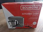 Bourgini kitchen chef keukenmachine, Witgoed en Apparatuur, Keukenmixers, Nieuw, Ophalen of Verzenden, 3 snelheden of meer, 4 liter of meer