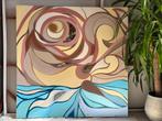 Moderne schilderij, Antiek en Kunst, Kunst | Schilderijen | Abstract, Ophalen of Verzenden