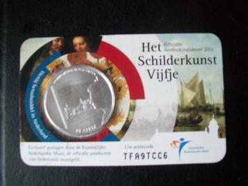 014: 5 Euromunt Nederland Shilderskunst Vijfje nieuw (2011)  beschikbaar voor biedingen