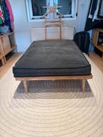Luxe pallet bankje met dik kussen, Huis en Inrichting, Ophalen, Hout, 100 tot 125 cm, Tweepersoons