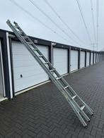 Dirks Opsteekladder 2x12 - Professionele kwaliteit, Doe-het-zelf en Verbouw, Ophalen, Zo goed als nieuw, Ladder, Opvouwbaar of Inschuifbaar