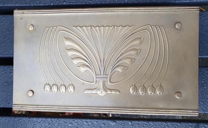 Carl Deffner Esslingen dekseldoos, sigarendoos, Antiek en Kunst, Antiek | Koper en Brons, Koper, Verzenden