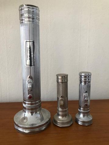 3 Vintage Zaklantaarns beschikbaar voor biedingen