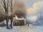 40x 60 olieverf op paneel, Ophalen of Verzenden