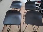 4 barstoelen/ krukken, Huis en Inrichting, Barkrukken, 4 krukken, Ophalen, Zo goed als nieuw, Metaal