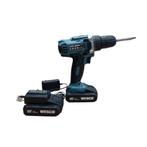 Wesco WS2971K2 Incl. 2 Accu's & Lader | Gebruikte Staat, Doe-het-zelf en Verbouw, Gereedschap | Boormachines, Wesco, Zo goed als nieuw