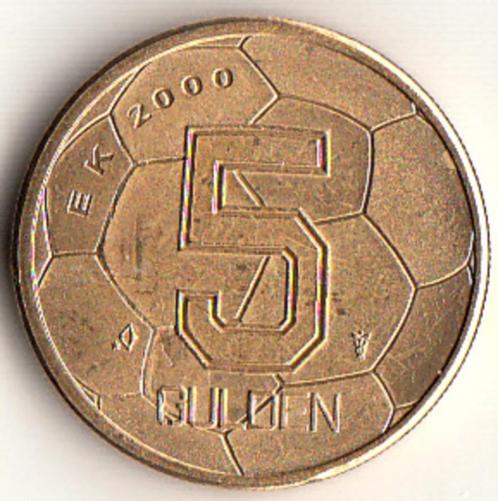 5 gulden EK 2000 UNC-, Postzegels en Munten, Munten | Nederland, Losse munt, 5 gulden, Koningin Beatrix, Verzenden