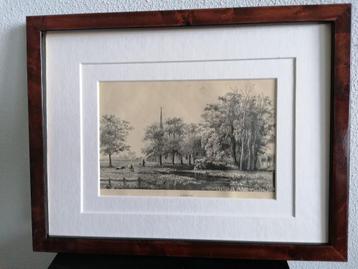 Craandijk Litho Friesland Panorama Olterterp 1880 (29) beschikbaar voor biedingen