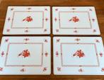 4 Herend Apponyi Orange Pimpernel placemats, Huis en Inrichting, Ophalen of Verzenden, Zo goed als nieuw, Bord