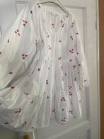 Ibiza Boho style jurkje met roze geborduurde roosjes. Vila, Maat 38/40 (M), Wit, Vila, Ophalen of Verzenden